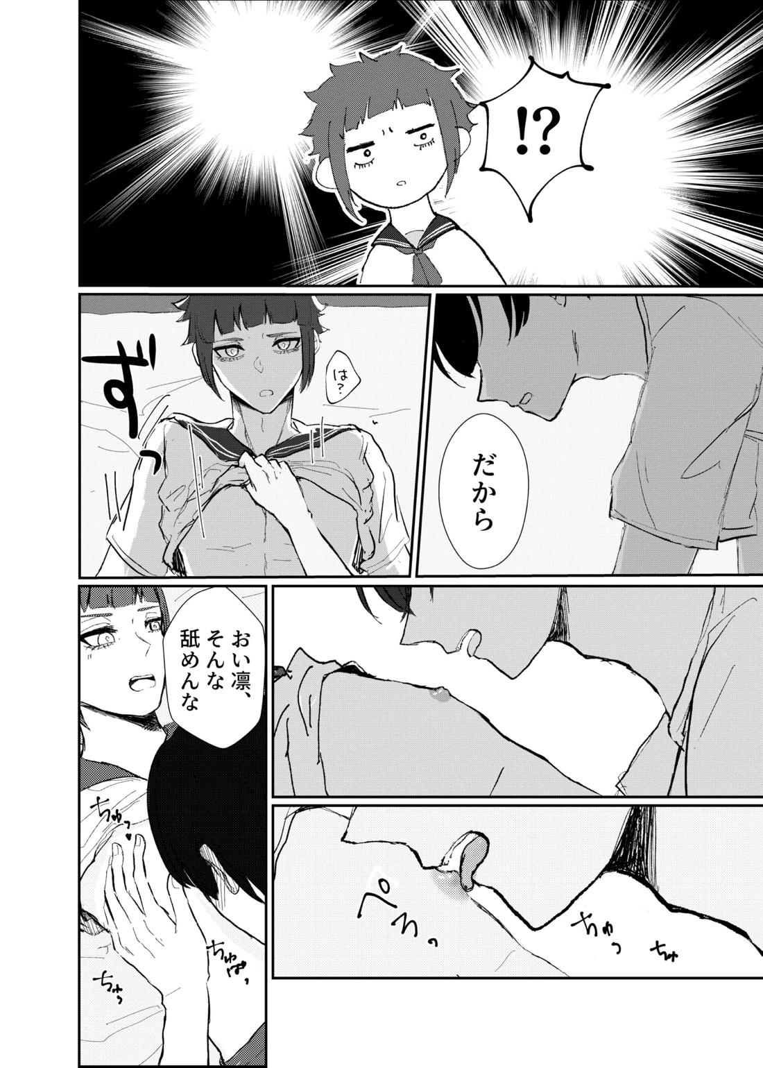 欲の熊鷹股裂ける【ブルーロック/凛冴】 page 15
