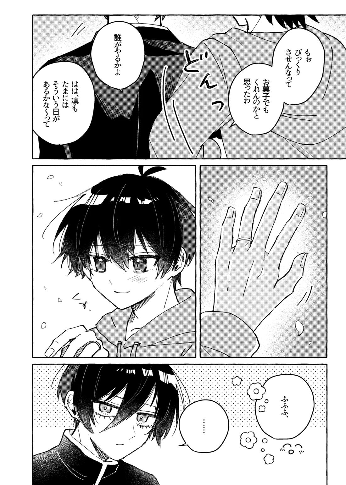 すきだよ【ブルーロック/凛潔】 page 12