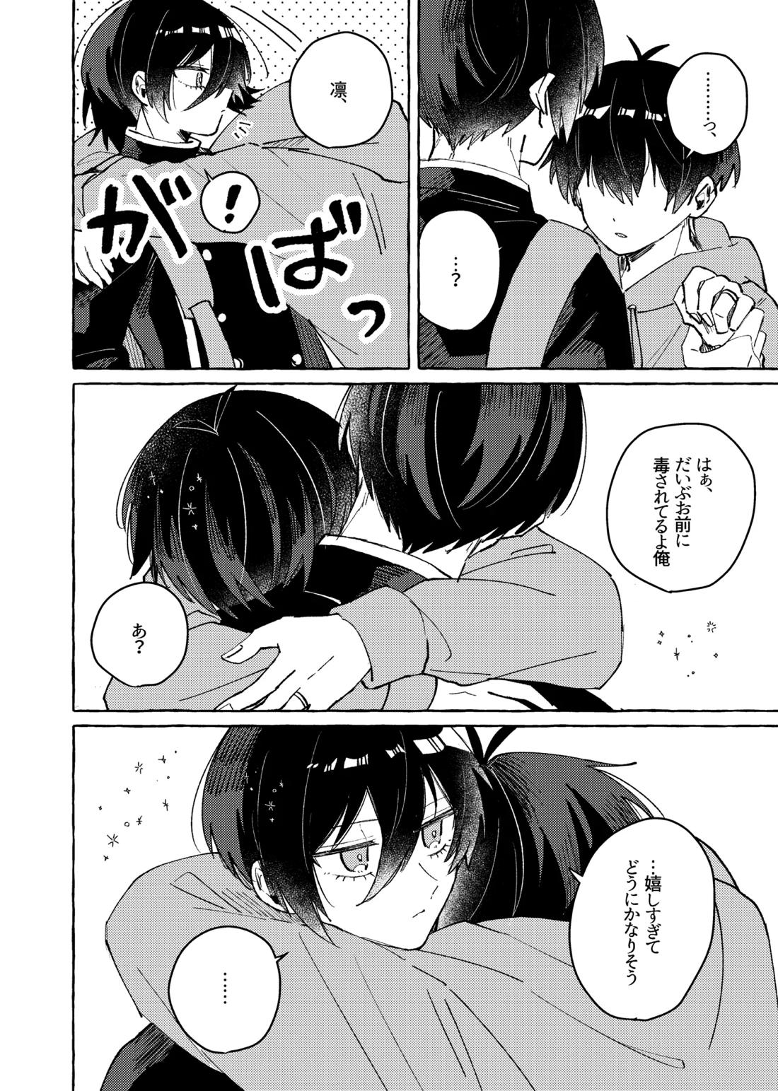 すきだよ【ブルーロック/凛潔】 page 14