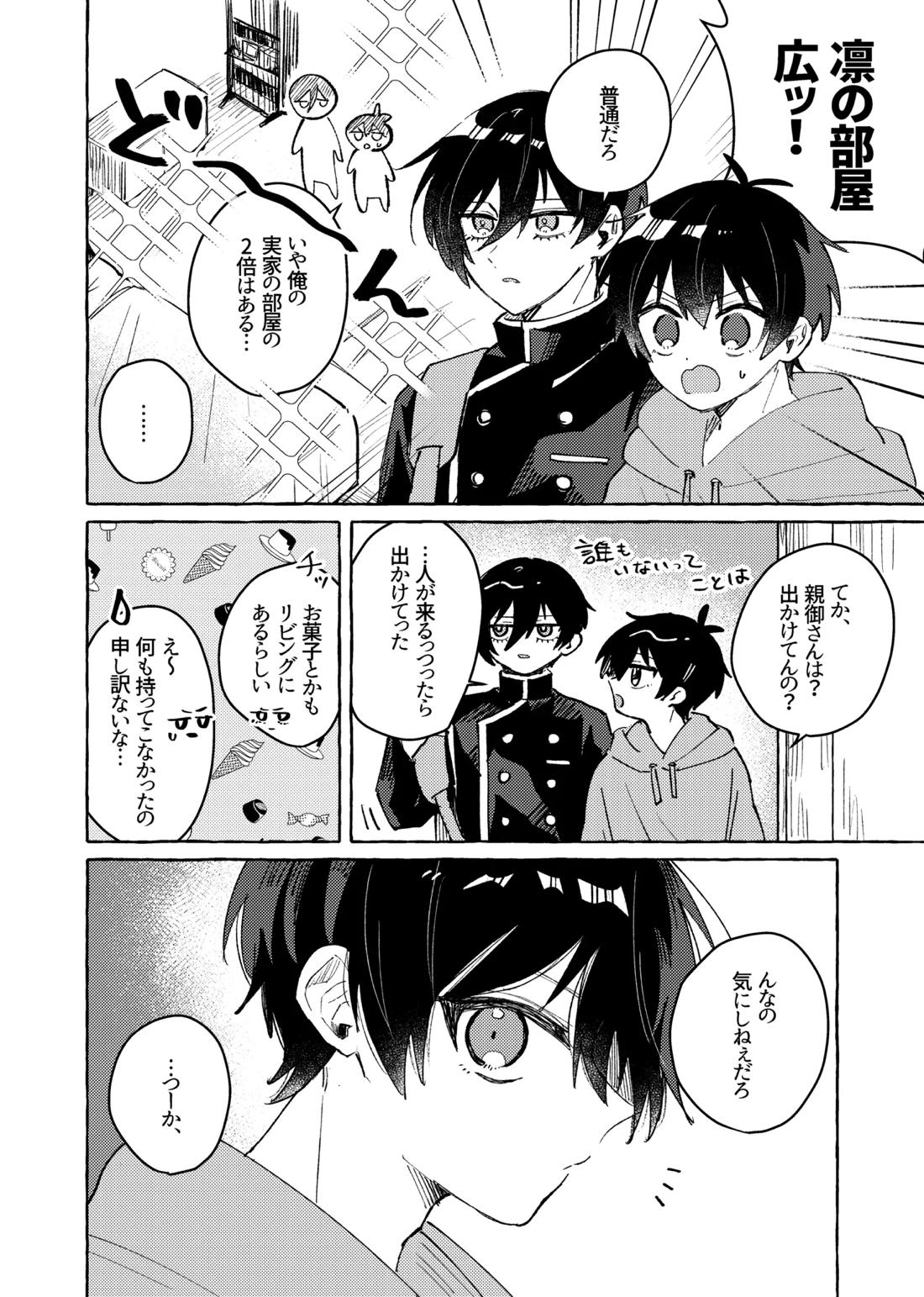 すきだよ【ブルーロック/凛潔】 page 16