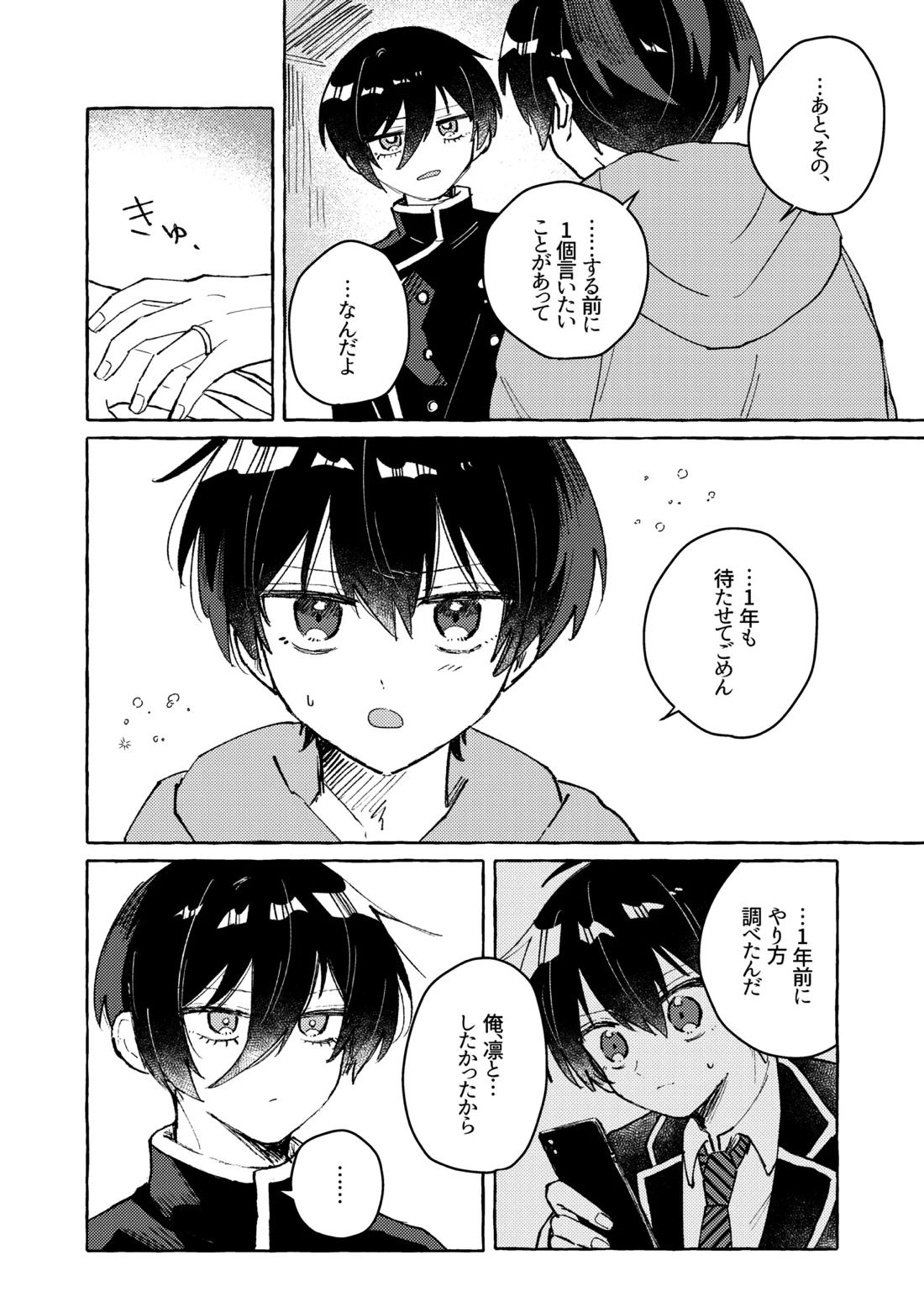 すきだよ【ブルーロック/凛潔】 page 18