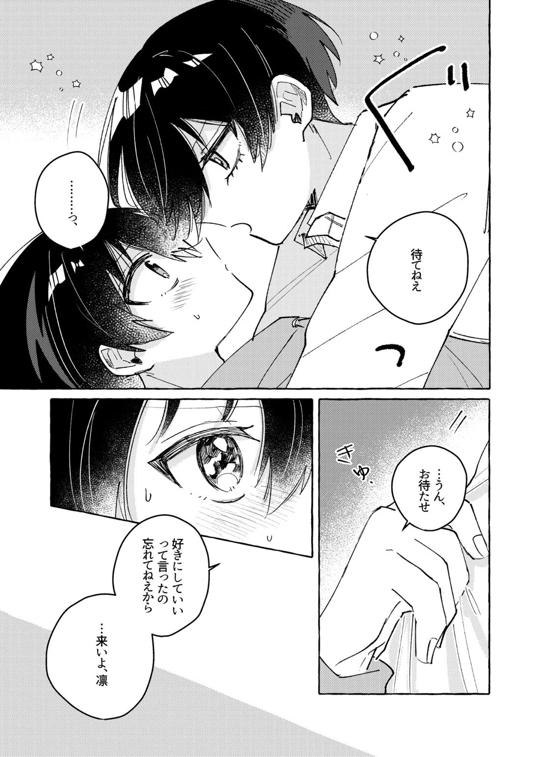 すきだよ【ブルーロック/凛潔】 page 21