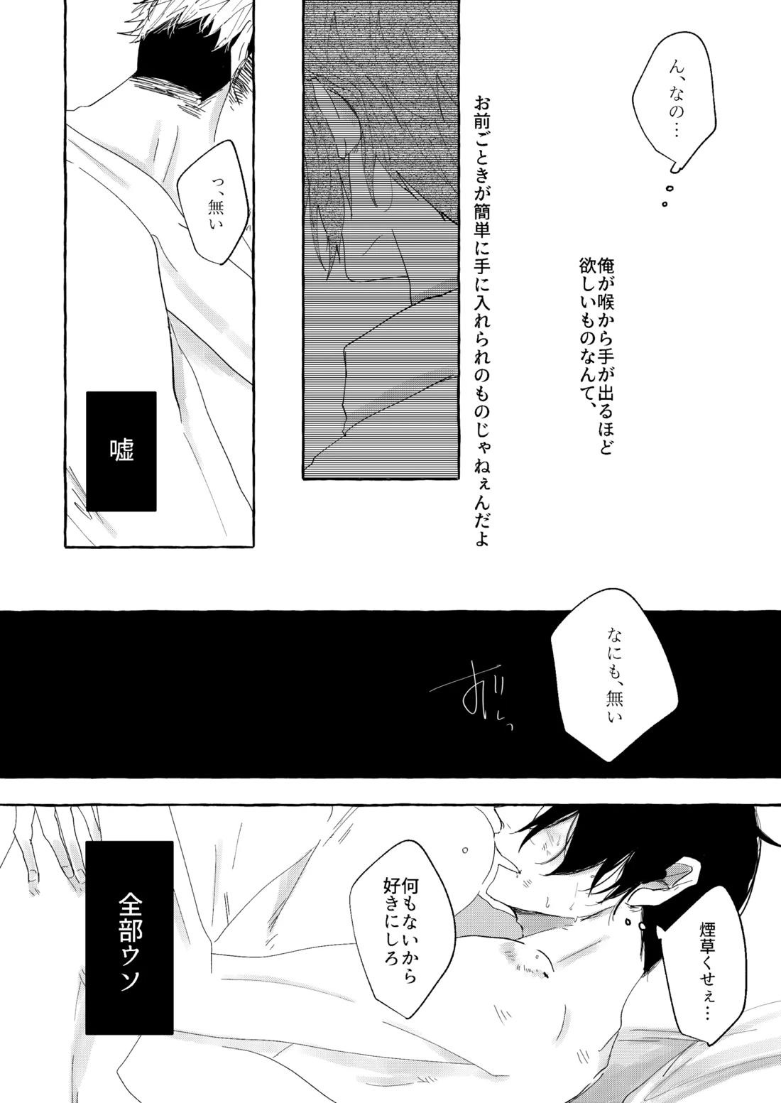 骨の髄まで愛せよ【ブルーロック/モブ×凛】 page 13