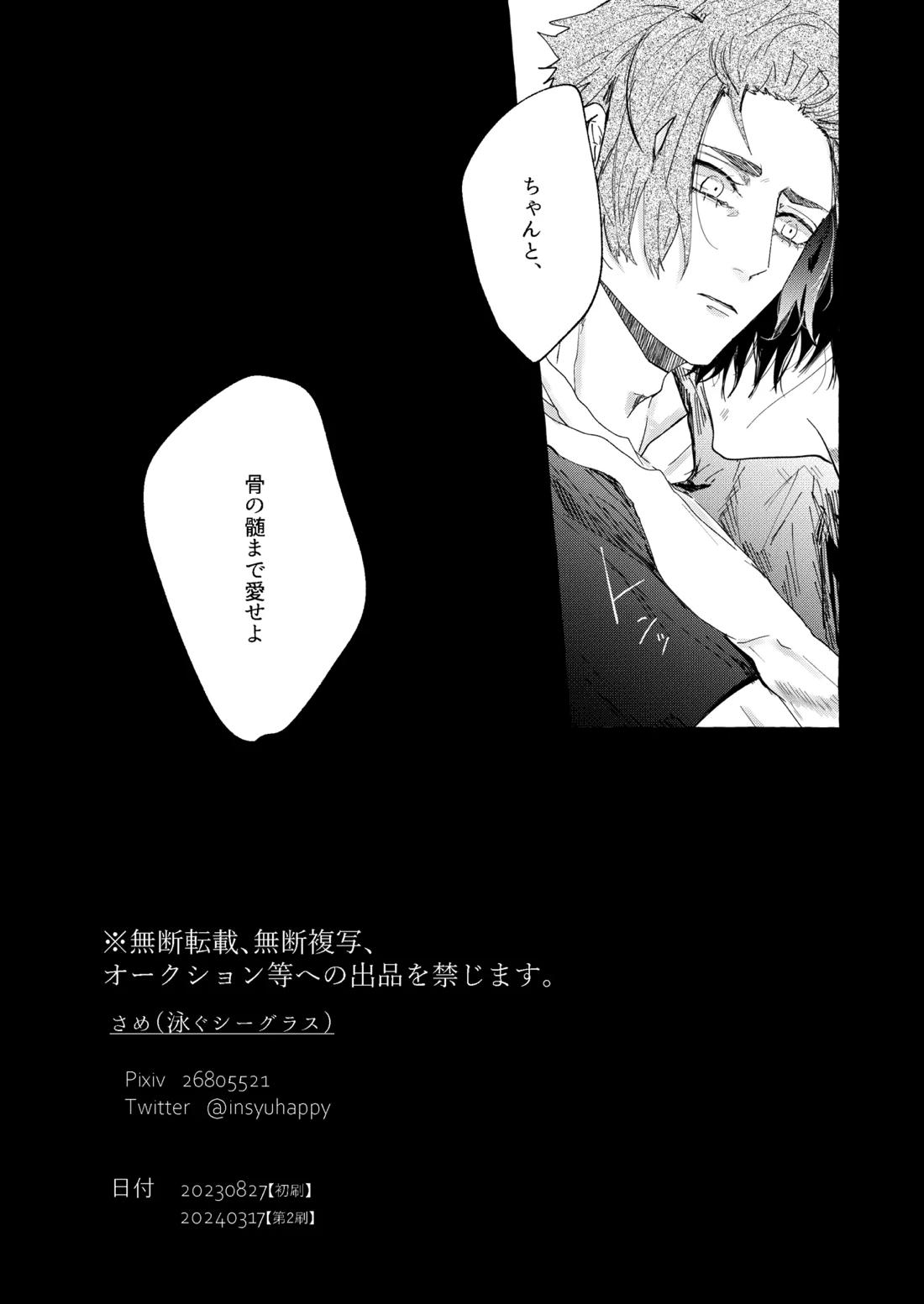 骨の髄まで愛せよ【ブルーロック/モブ×凛】 page 31