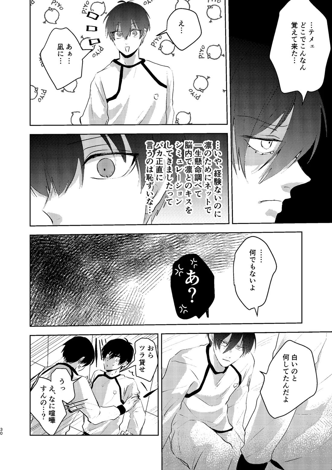 性教育のなってないお前に教える10のコト【ブルーロック/凛潔】 page 29