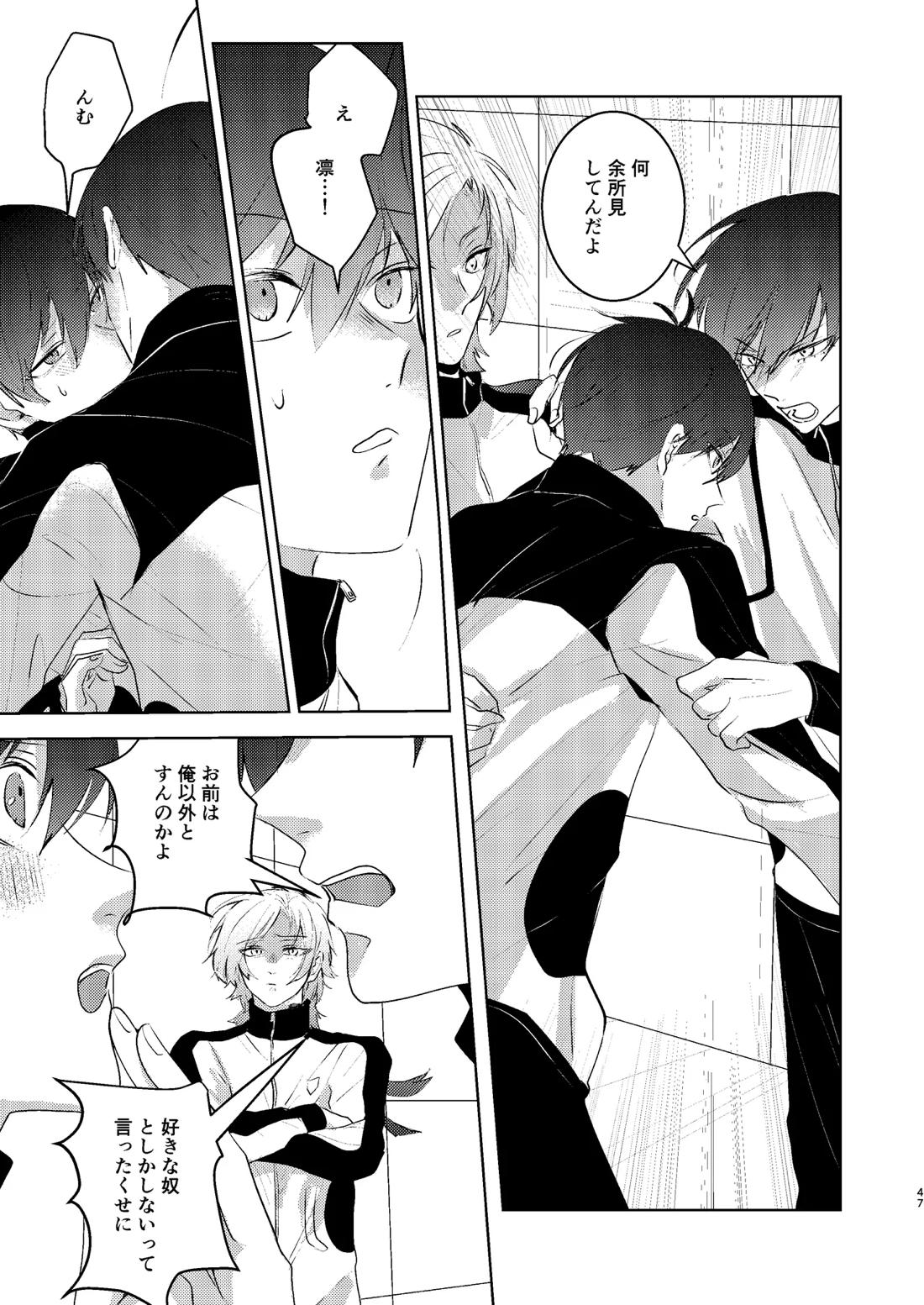 性教育のなってないお前に教える10のコト【ブルーロック/凛潔】 page 46