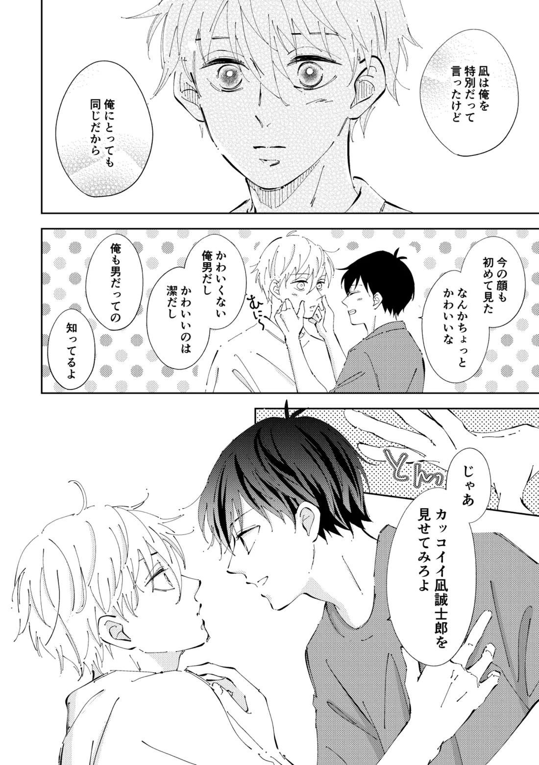 Crazy about you【ブルーロック/凪潔】 page 39