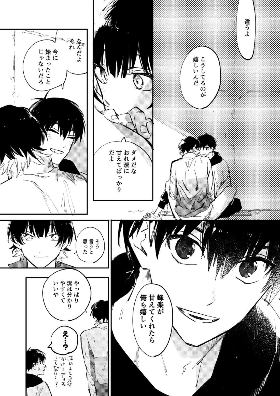 大人になるまで待って【ブルーロック/潔蜂】 page 31