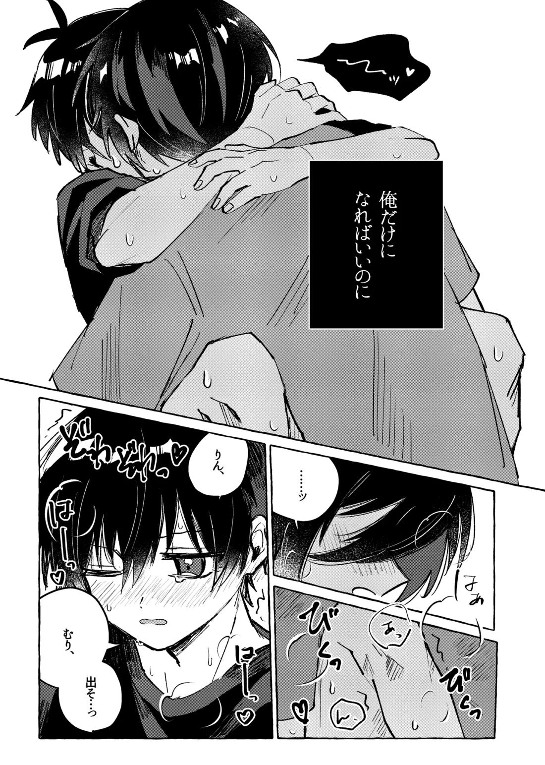 俺だけ見てろよ！【ブルーロック/凛潔】 page 12