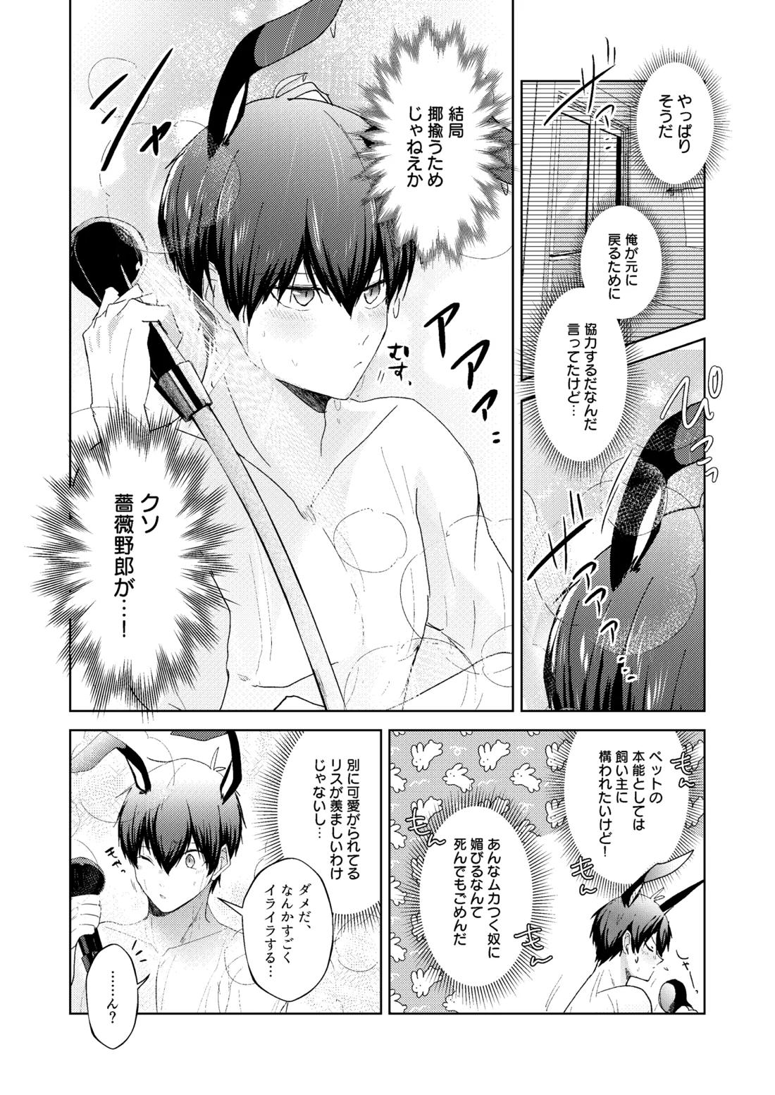 どうぶつマウントバトル【ブルーロック/カイ潔】 page 11