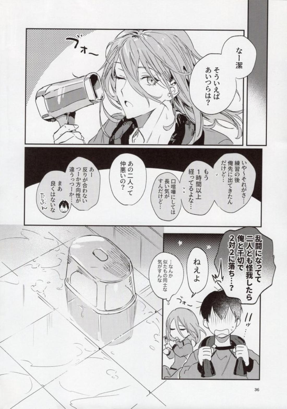 OPPOSITE EDGY COLORS【ブルーロック/凪×馬狼】 page 35