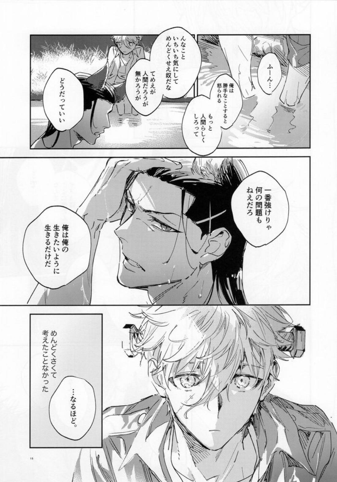 lazy Monster and lone Wolf【ブルーロック/凪×馬狼】 page 13