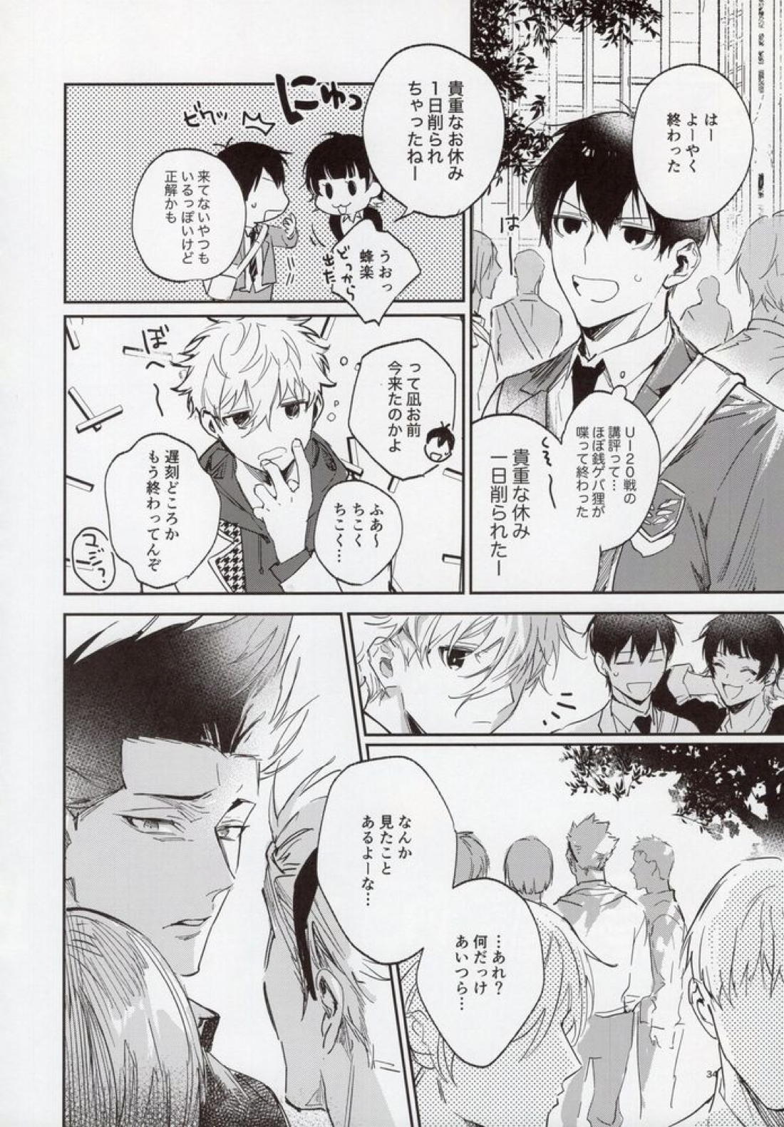 VIVID ADDITIVE MIXTURE【ブルーロック/凪×馬狼】 page 33