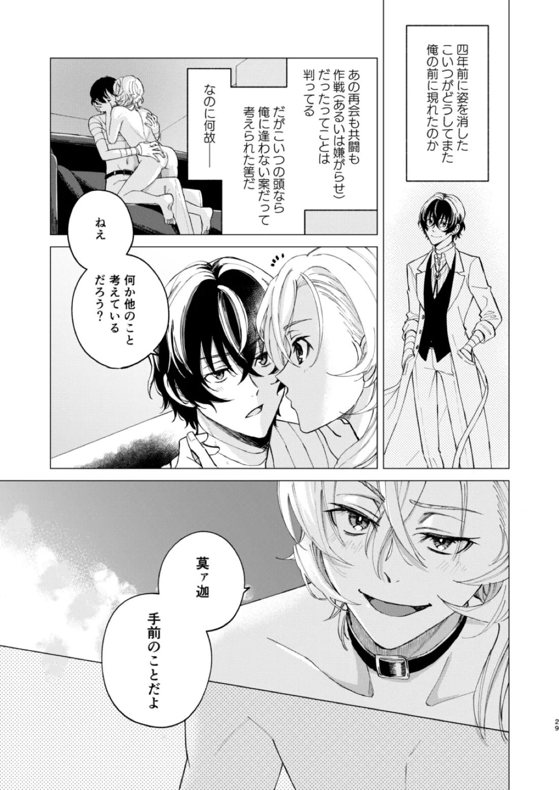 グラデーション【文豪ストレイドッグス/太中】 page 28