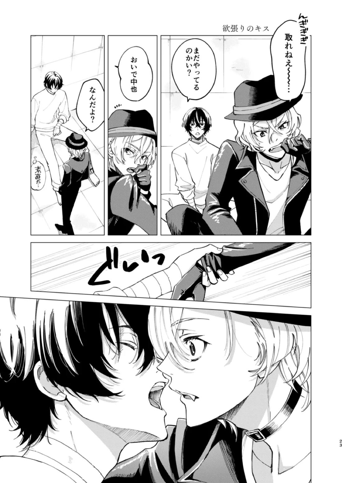 キス【文豪ストレイドッグス/太中】 page 22