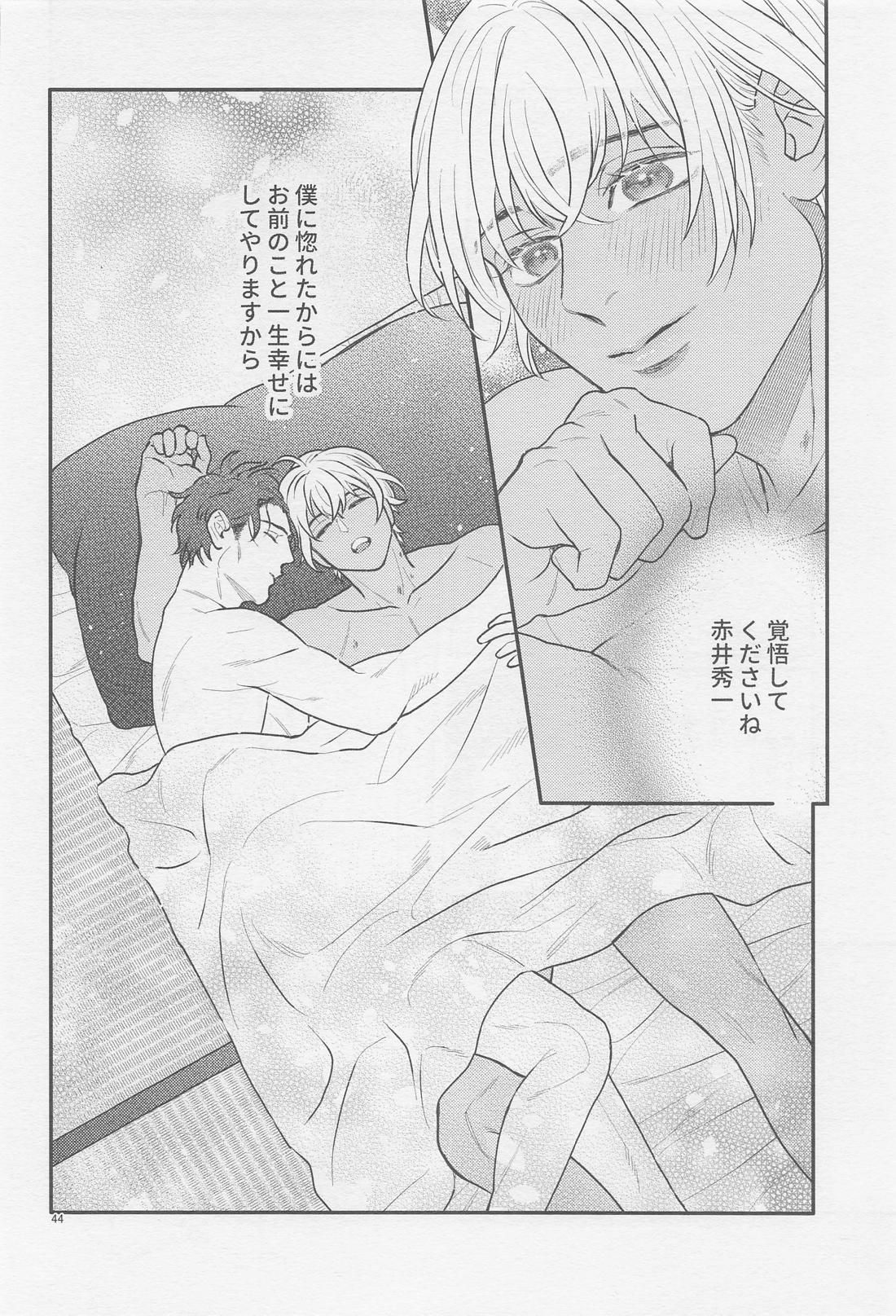 The first．．．【名探偵コナン/赤降(赤井×降谷)】 page 43