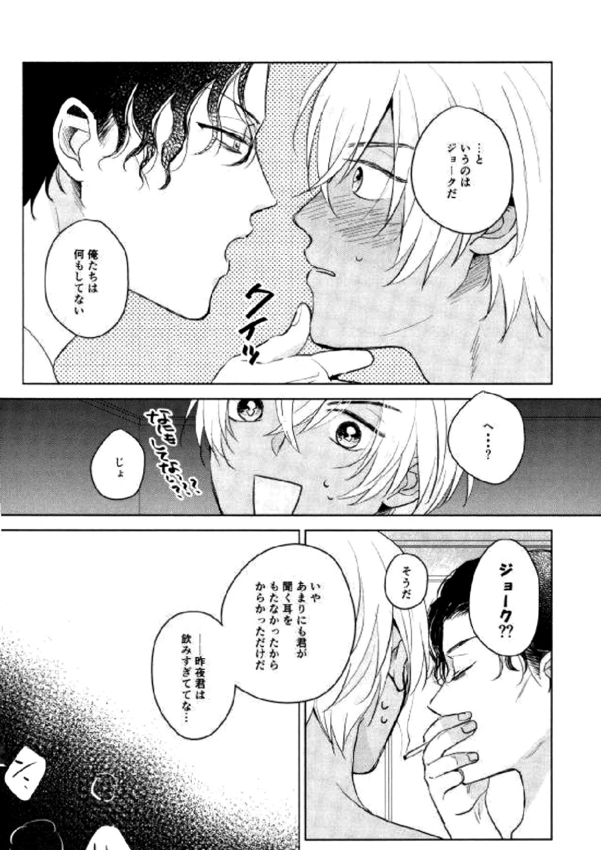なんでお前が僕の隣で寝てるんだ！【名探偵コナン/降赤】 page 11