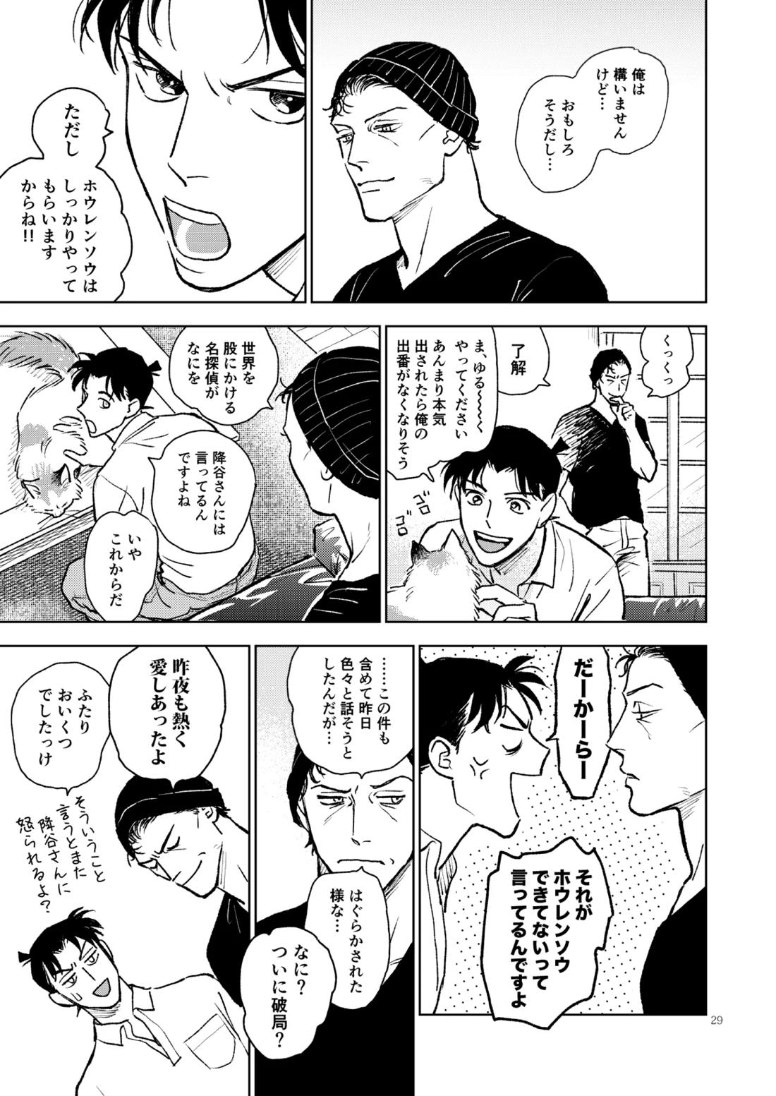 世界一かっこわるいふたり【名探偵コナン/赤降(赤井×降谷)】 page 28