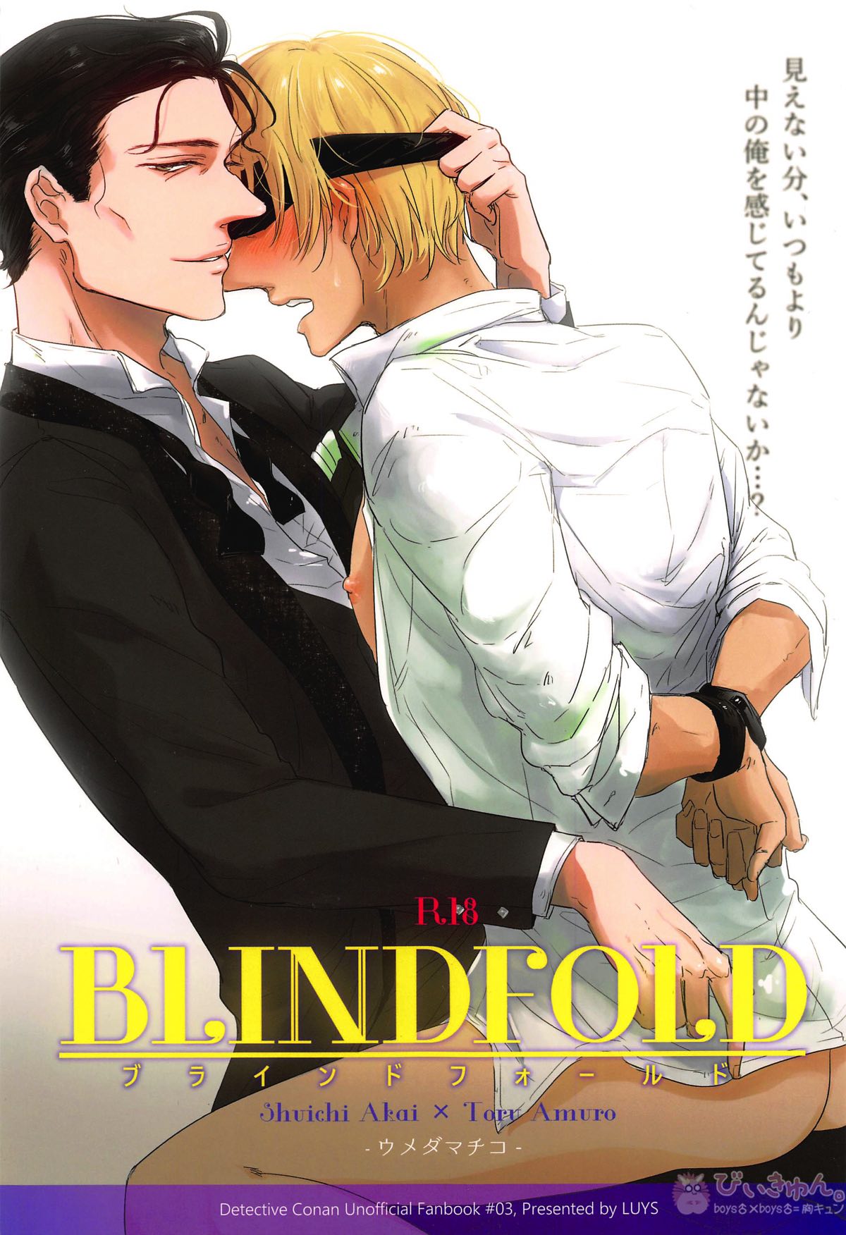 Recommended BL manga "BLINDFOLD【名探偵コナン/赤降(赤井×降谷)】" cover image