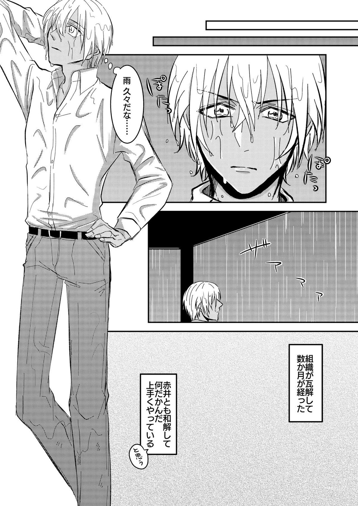 雨の日【名探偵コナン/赤降(赤井×降谷)】 page 45