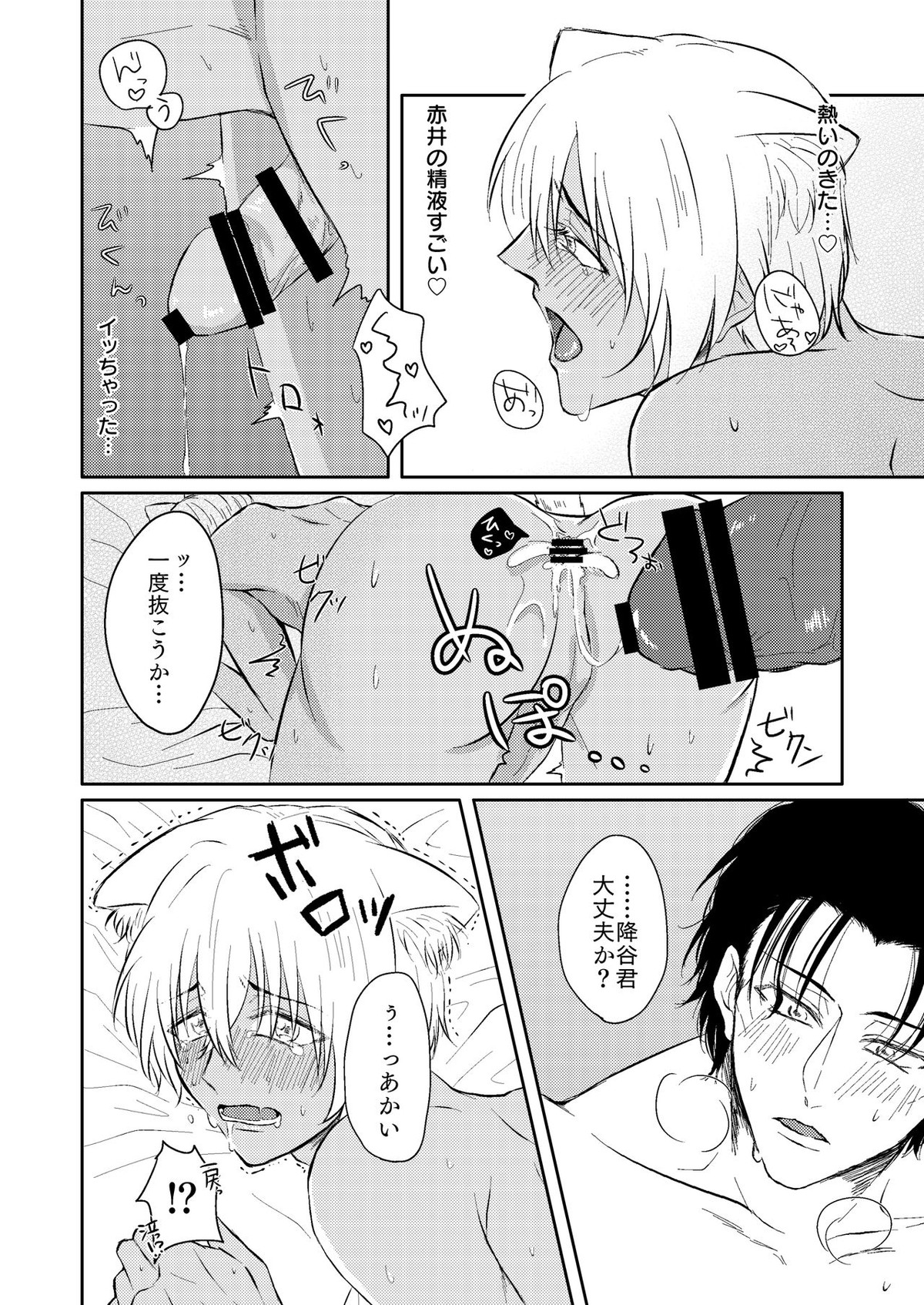 DON'T CRY MY KITTY!!【名探偵コナン/赤降(赤井×降谷)】 page 23