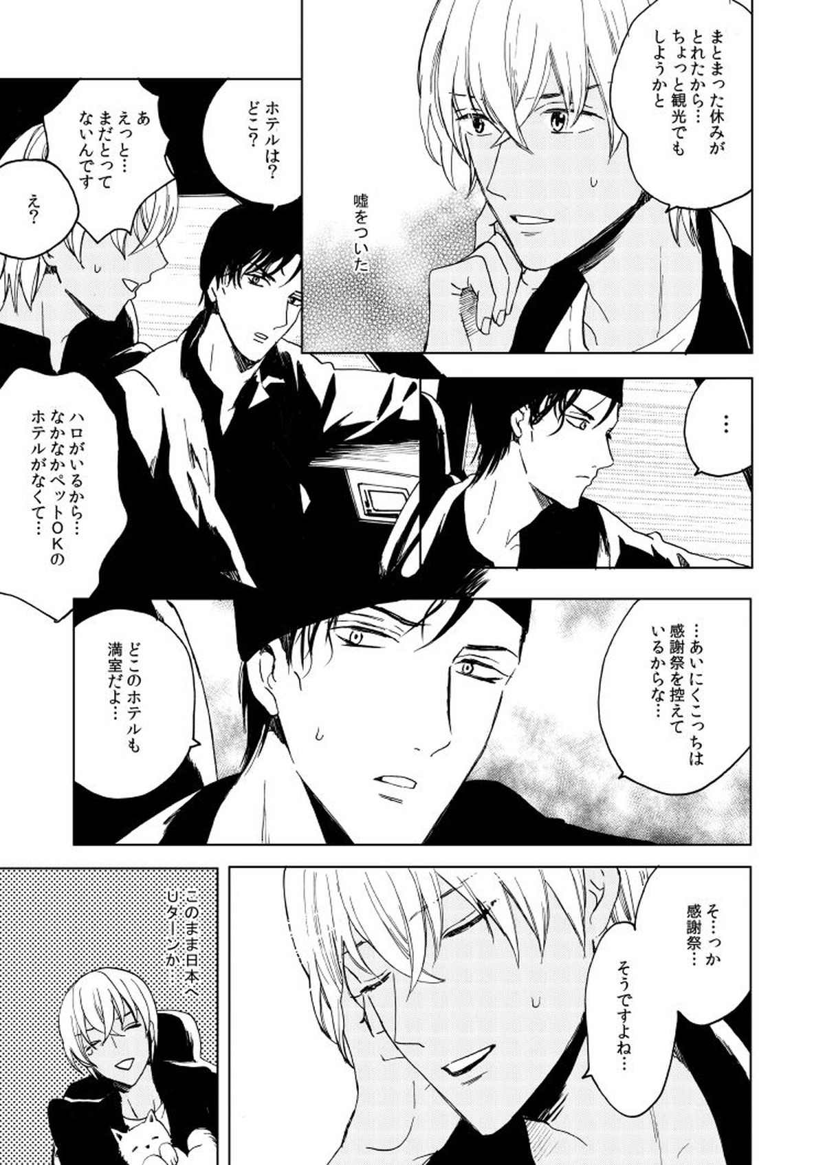 Anytime smokin' cigarette【名探偵コナン/赤降(赤井×降谷)】 page 15