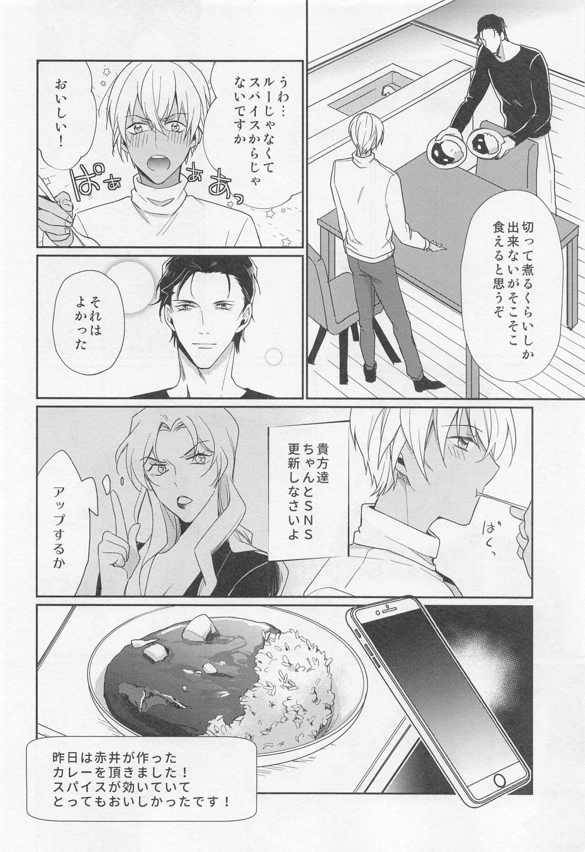 アイドルだって恋をする【名探偵コナン/赤降(赤井×降谷)】 page 17