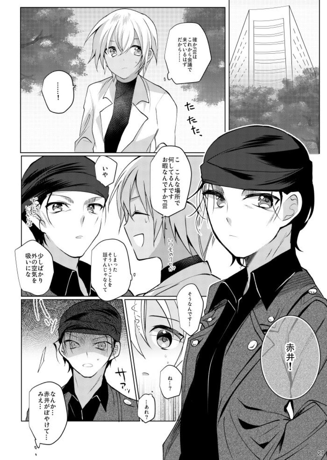 降谷零が赤井秀一に夢中（ころされる） なんてあるわけないだろ！！【名探偵コナン/赤降(赤井×降谷)】 page 24