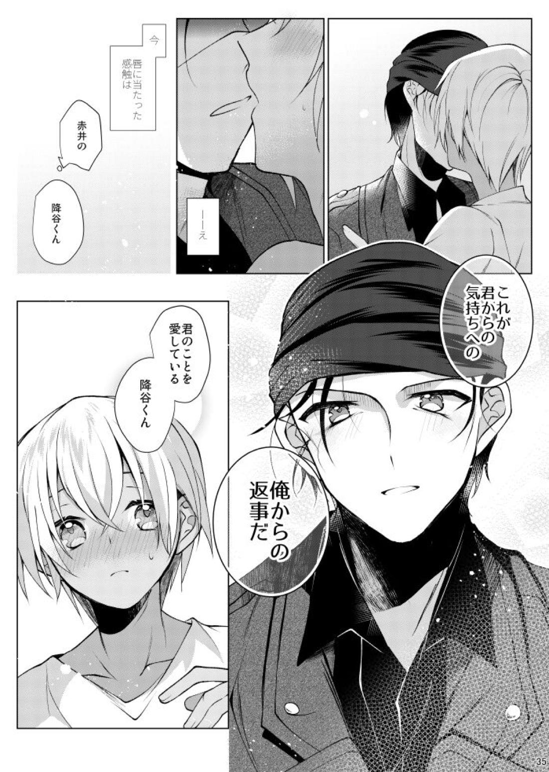 降谷零が赤井秀一に夢中（ころされる） なんてあるわけないだろ！！【名探偵コナン/赤降(赤井×降谷)】 page 32