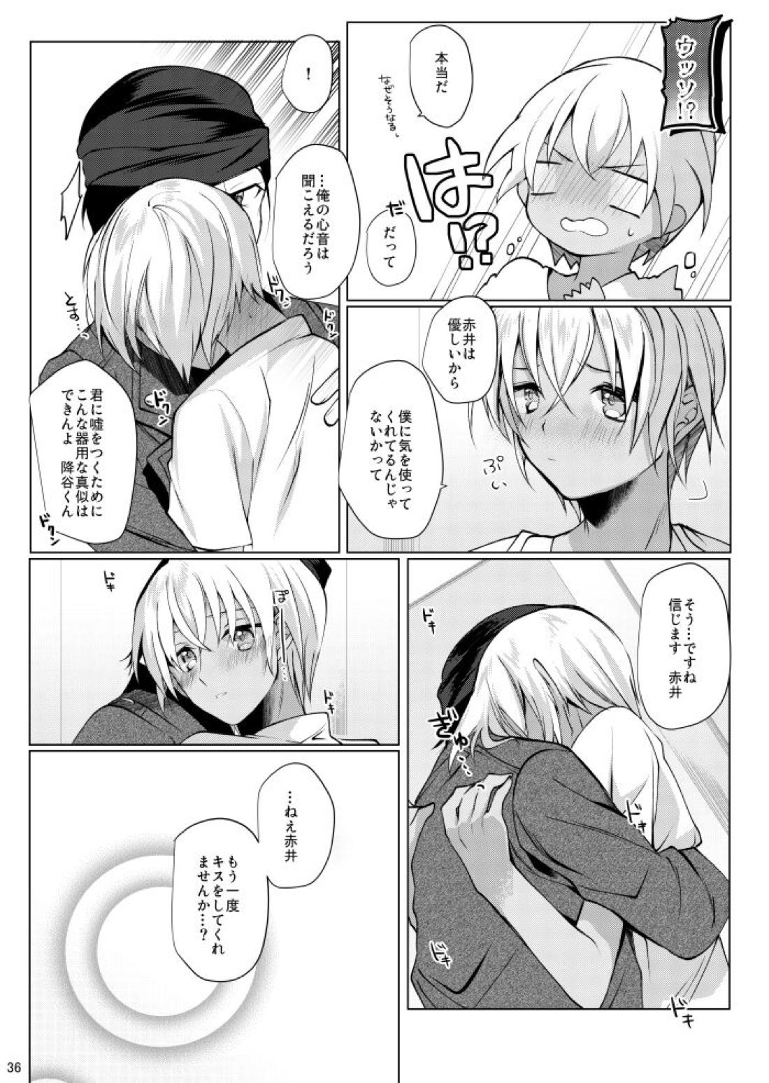 降谷零が赤井秀一に夢中（ころされる） なんてあるわけないだろ！！【名探偵コナン/赤降(赤井×降谷)】 page 33