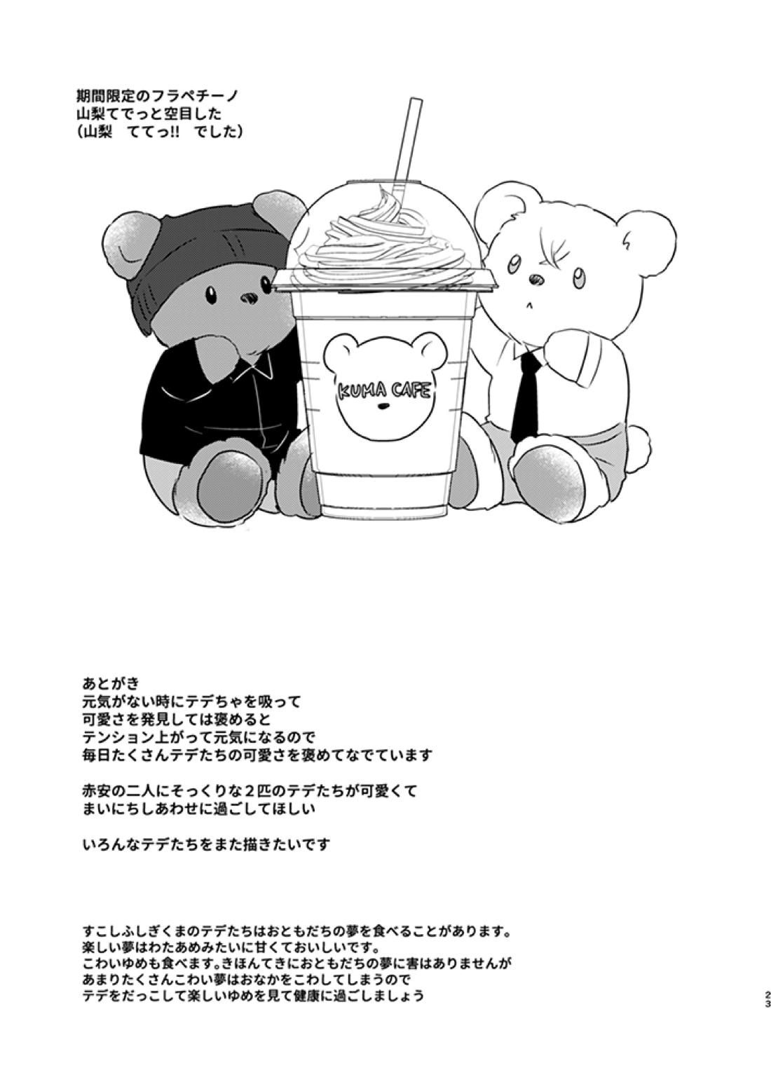 あかあむとテデのなつやすみ【名探偵コナン/赤降(赤井×降谷)】 page 21