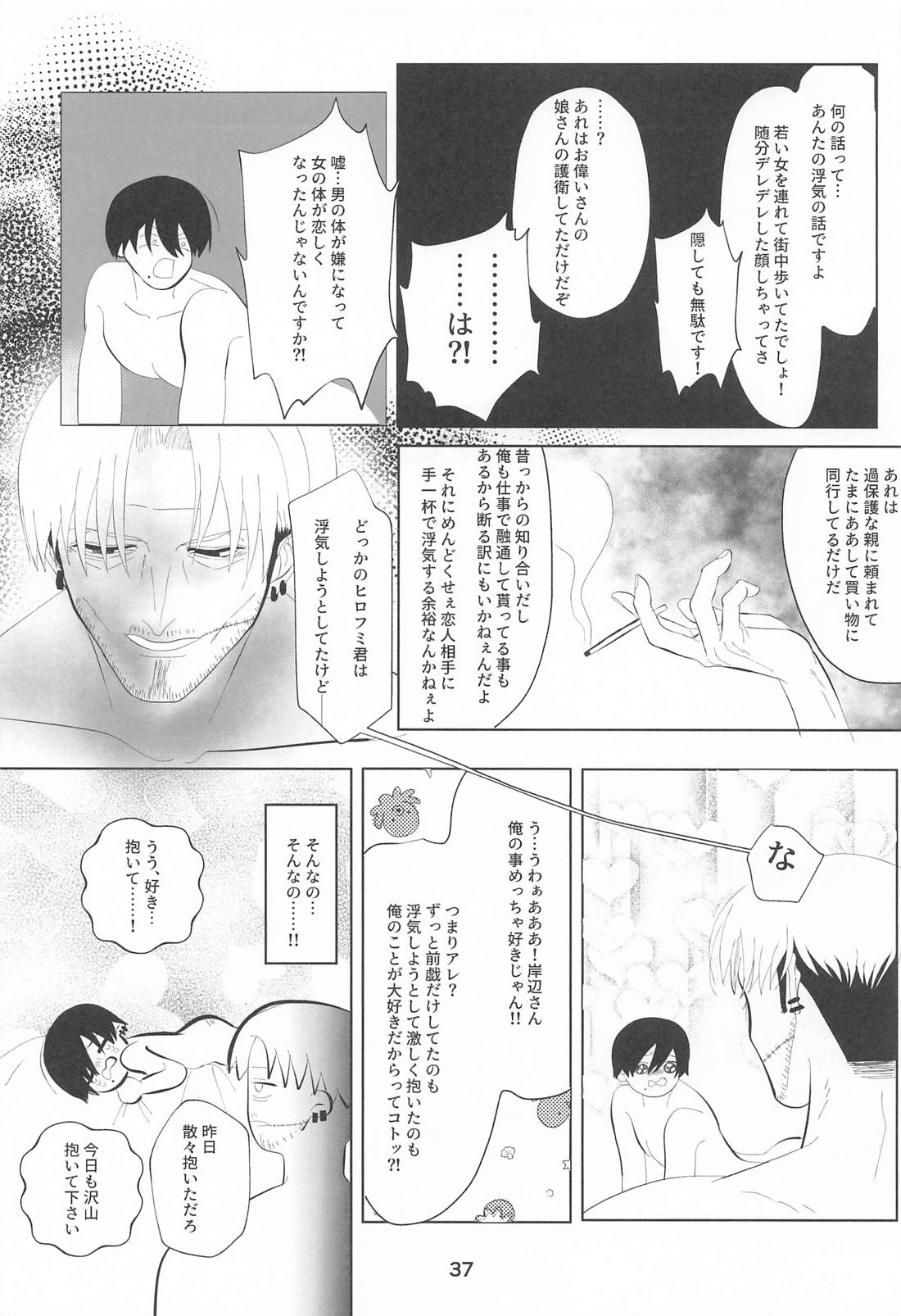 俺とあんたの初夜リベンジマッチ【チェンソーマン/岸吉】 page 36