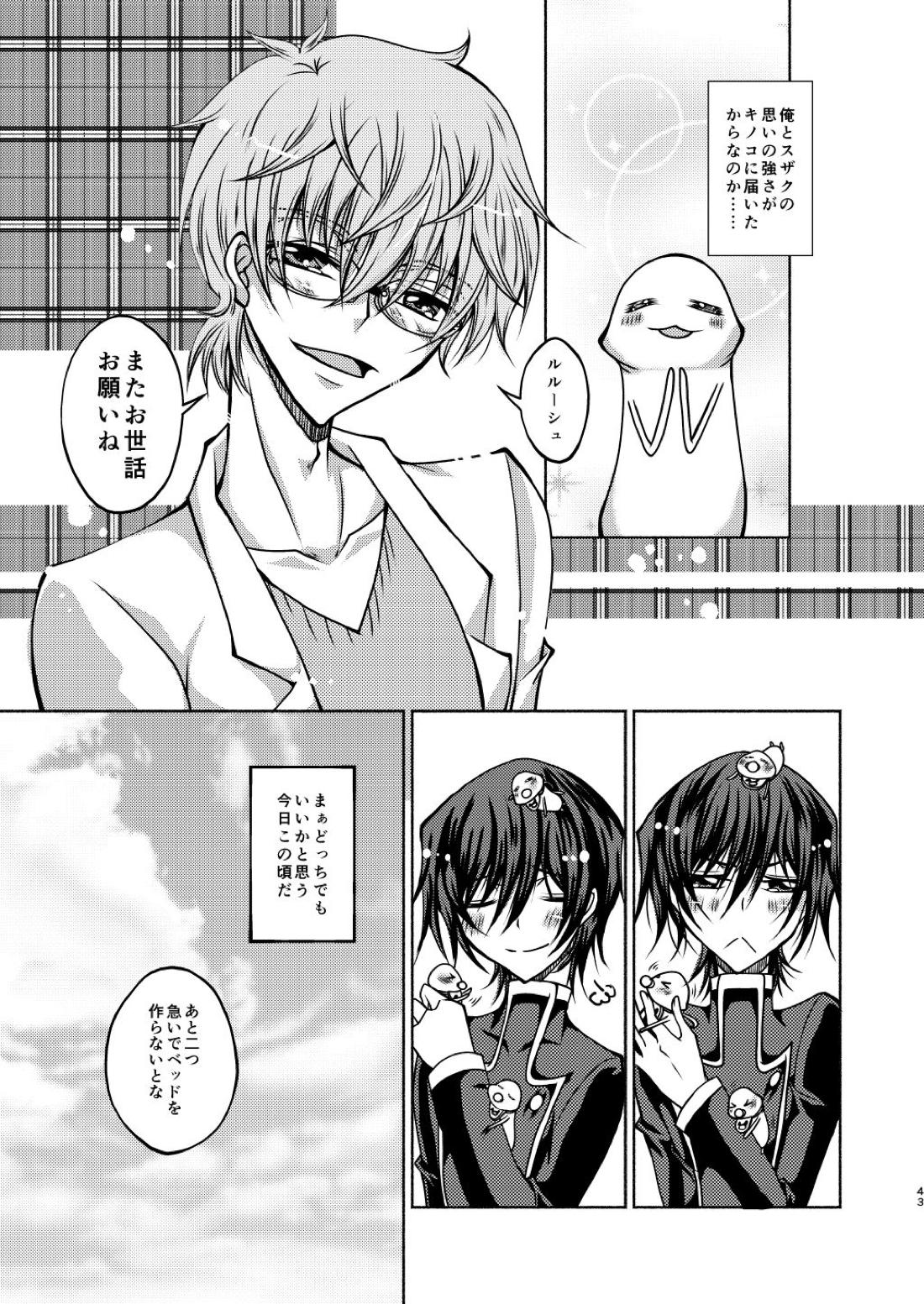 枢木先生と不思議キノコと高校生ルルーシュ君【コードギアス/スザルル】 page 40