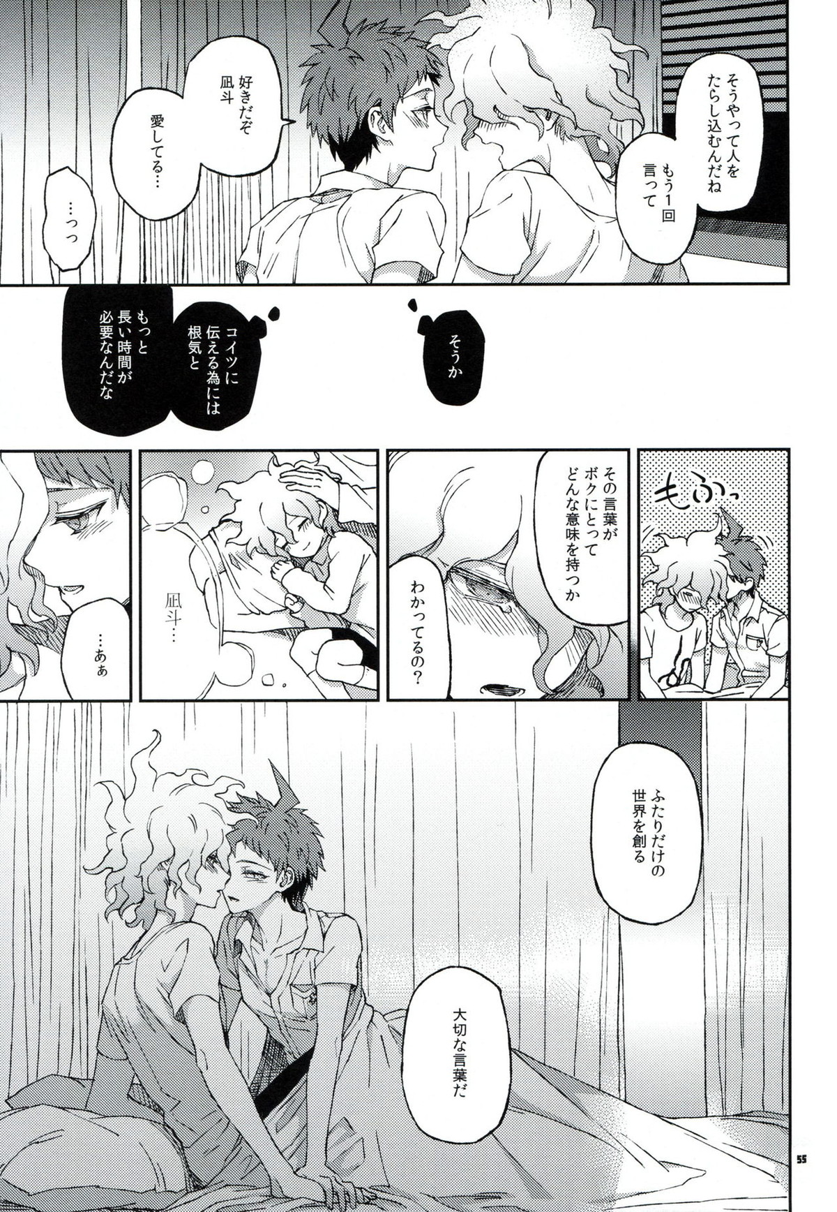 布のむこうのマジカント【ダンガンロンパ/狛日】 page 54
