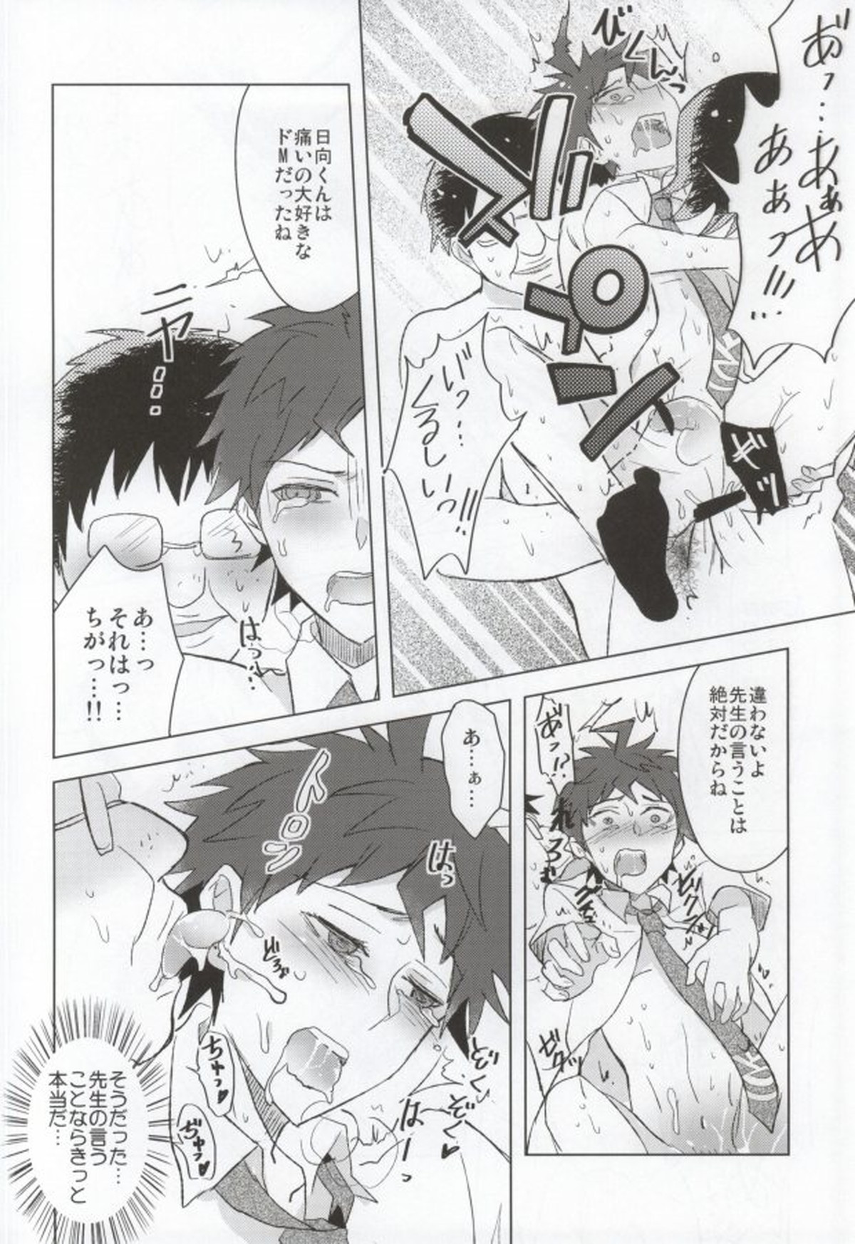 ぶちおか予備学科クン【ダンガンロンパ/モブ×日向】 page 12