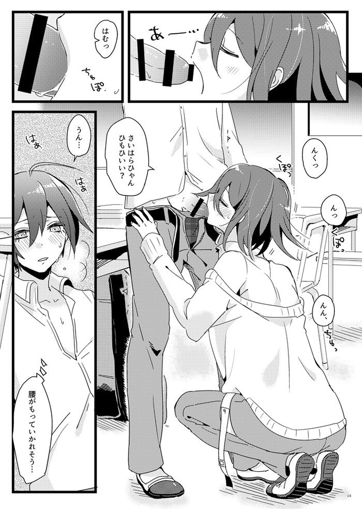 放課後テンプテーション。【ダンガンロンパ/最原×王馬】 page 13