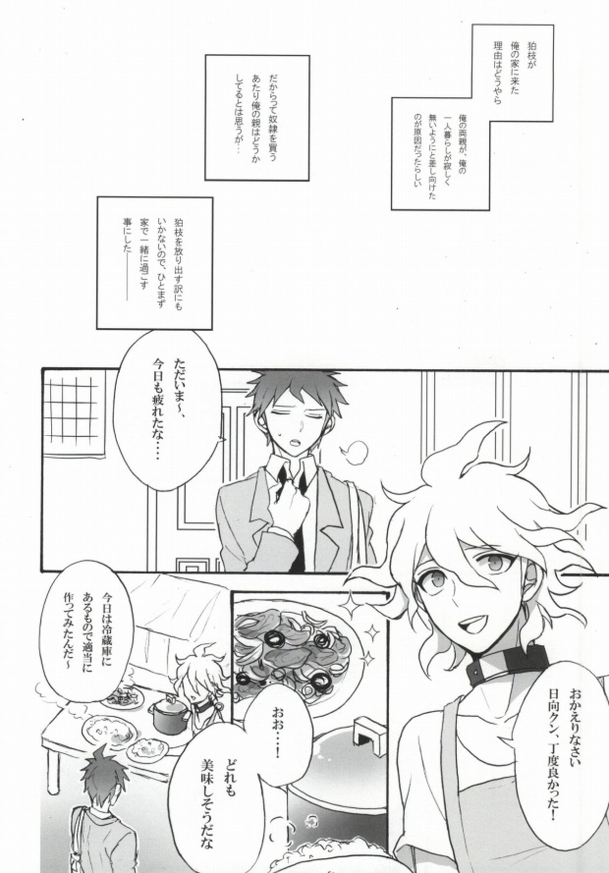 性××の狛枝を飼うハメになりました。【ダンガンロンパ/日狛】 page 12