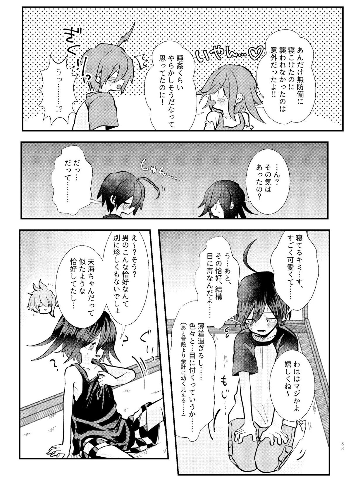 強制幽婚事変【ダンガンロンパ/最原×王馬】 page 81