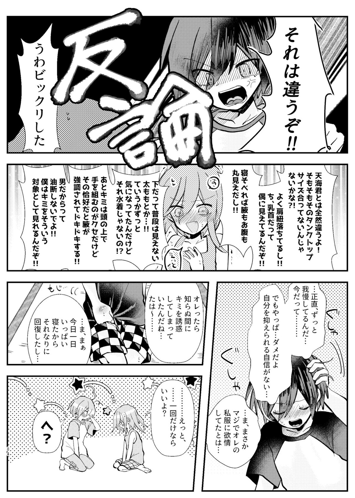強制幽婚事変【ダンガンロンパ/最原×王馬】 page 82