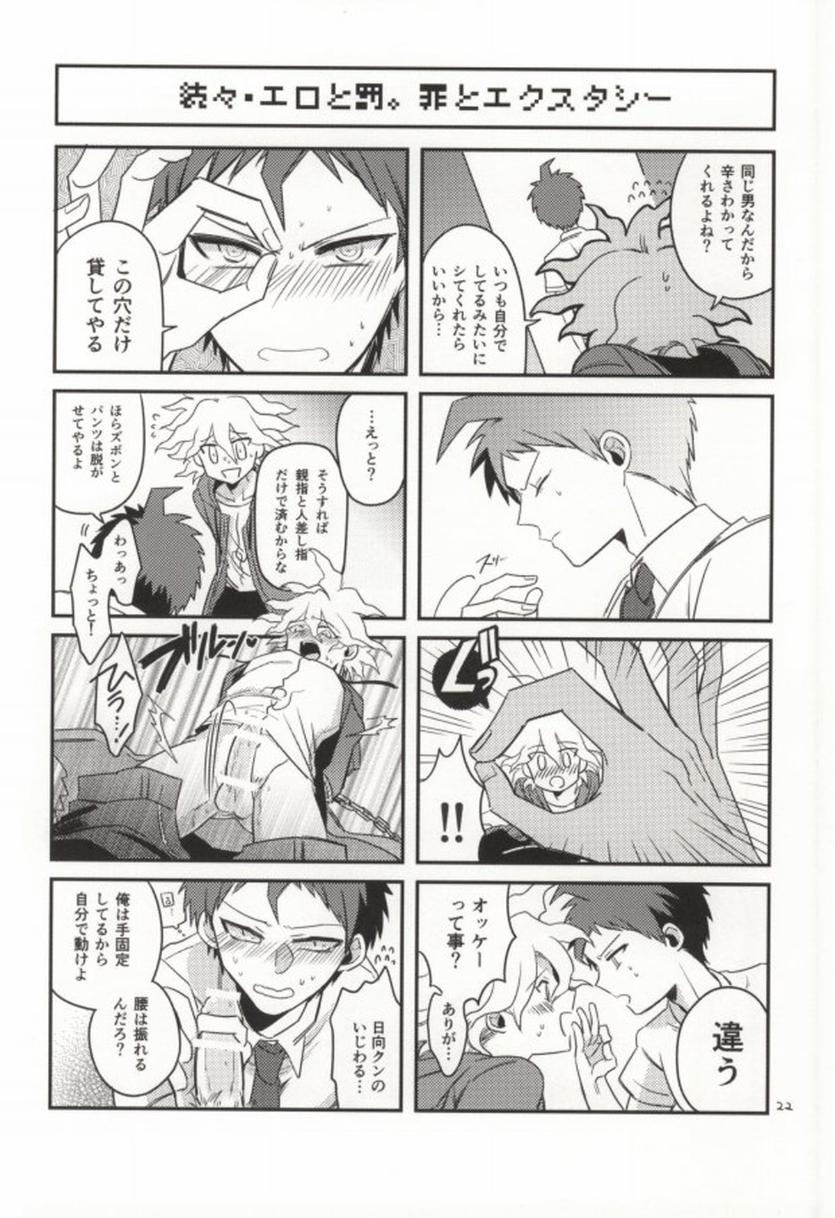 狛枝って勃起するのか【ダンガンロンパ/狛日】 page 20