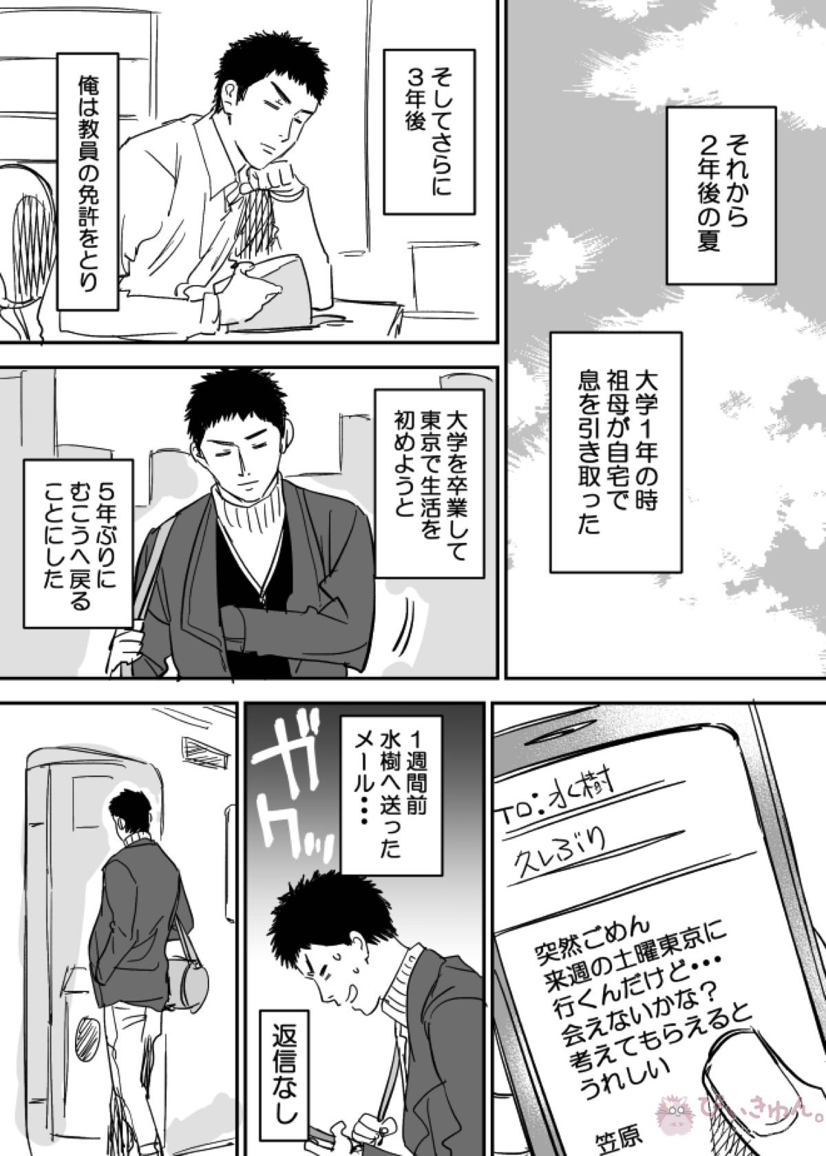 ホモのエロ漫画【DAYS/笠原×水樹】 page 11