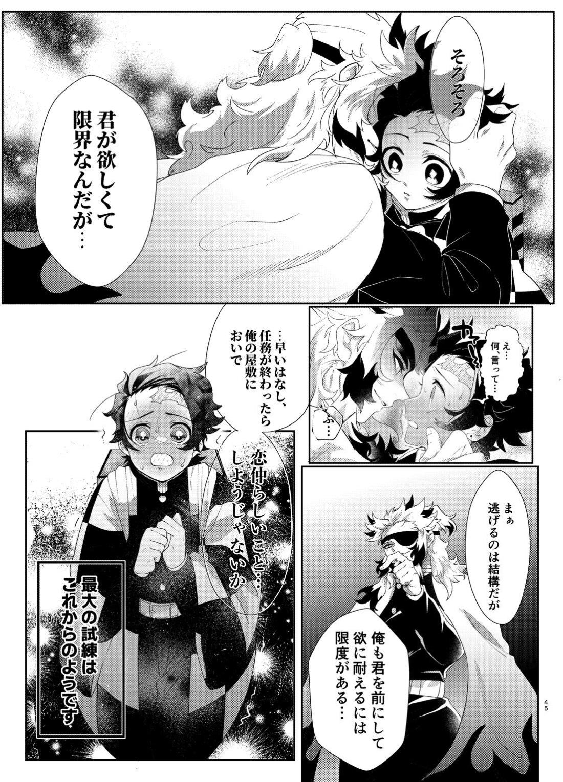 何でもするとは言いましたけど！【鬼滅の刃/煉炭】 page 44
