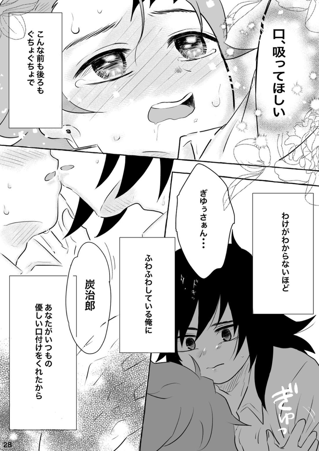 あふるひ-義勇さんが炭治郎の尻をほぐす話-【鬼滅の刃/義炭 】 page 28