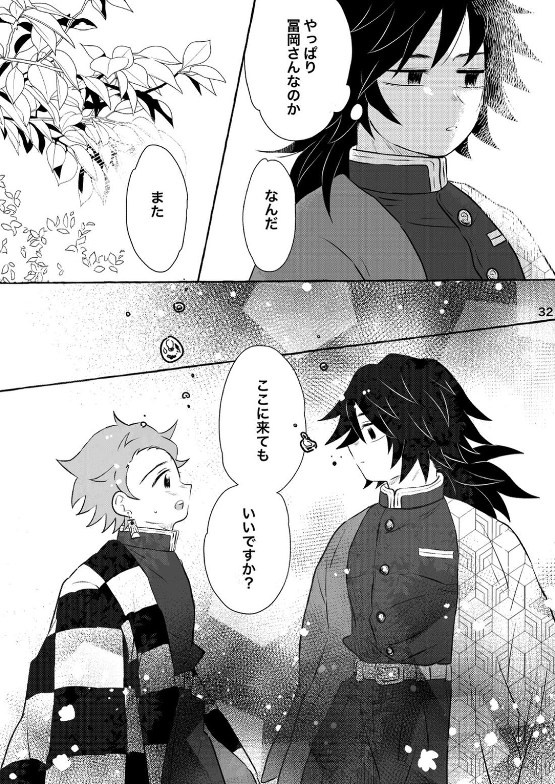 あふるひ-義勇さんが炭治郎の尻をほぐす話-【鬼滅の刃/義炭 】 page 32