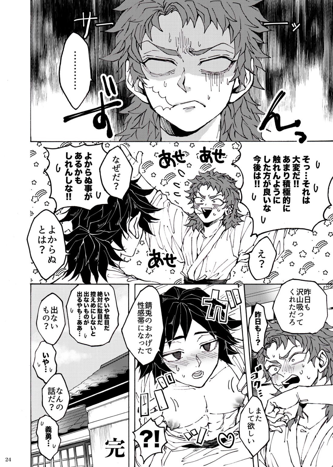 親友のXXXを搾ることになりまして【鬼滅の刃/錆義】 page 21