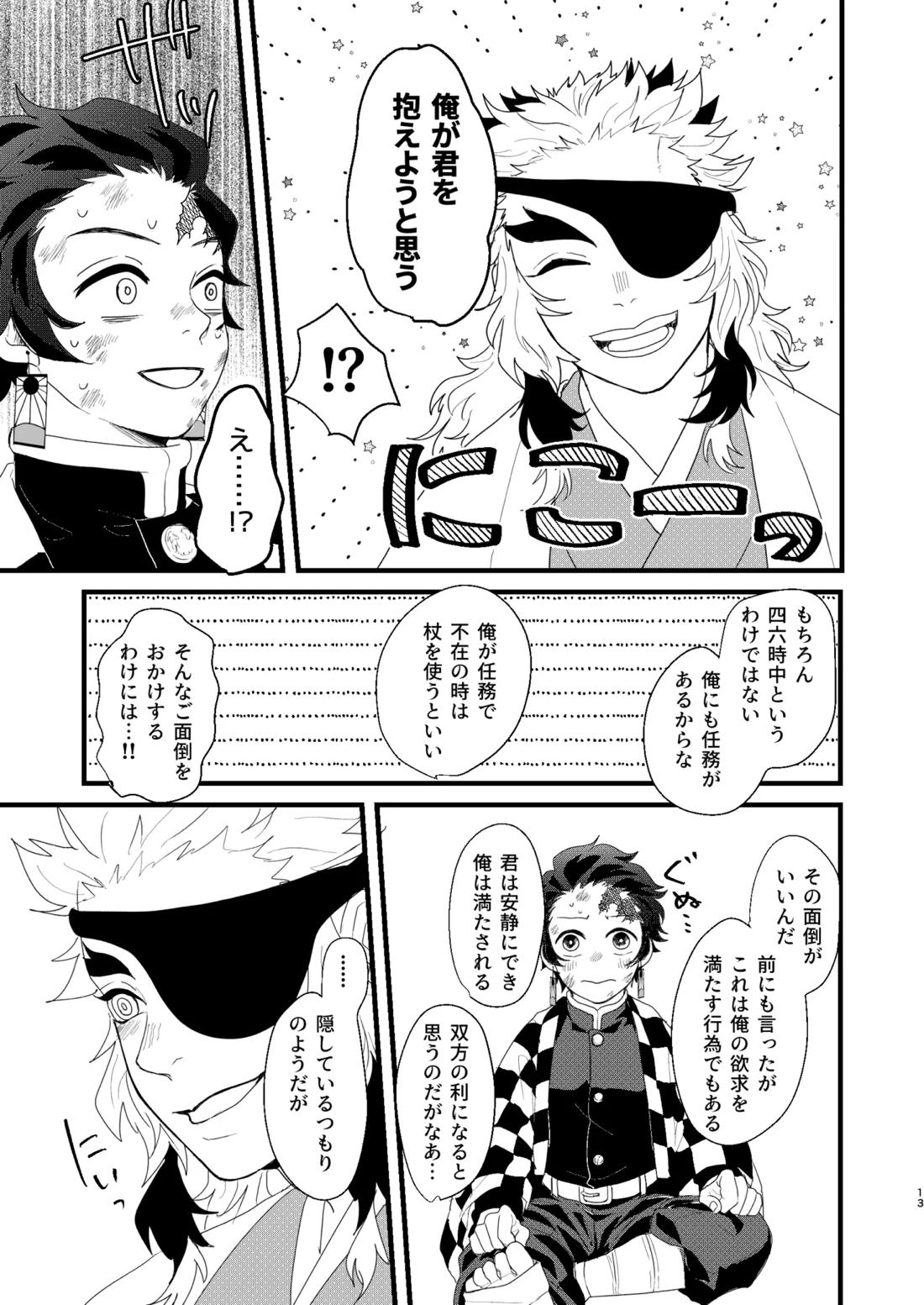 すべて委ねて 差し出して【鬼滅の刃/煉炭】 page 12