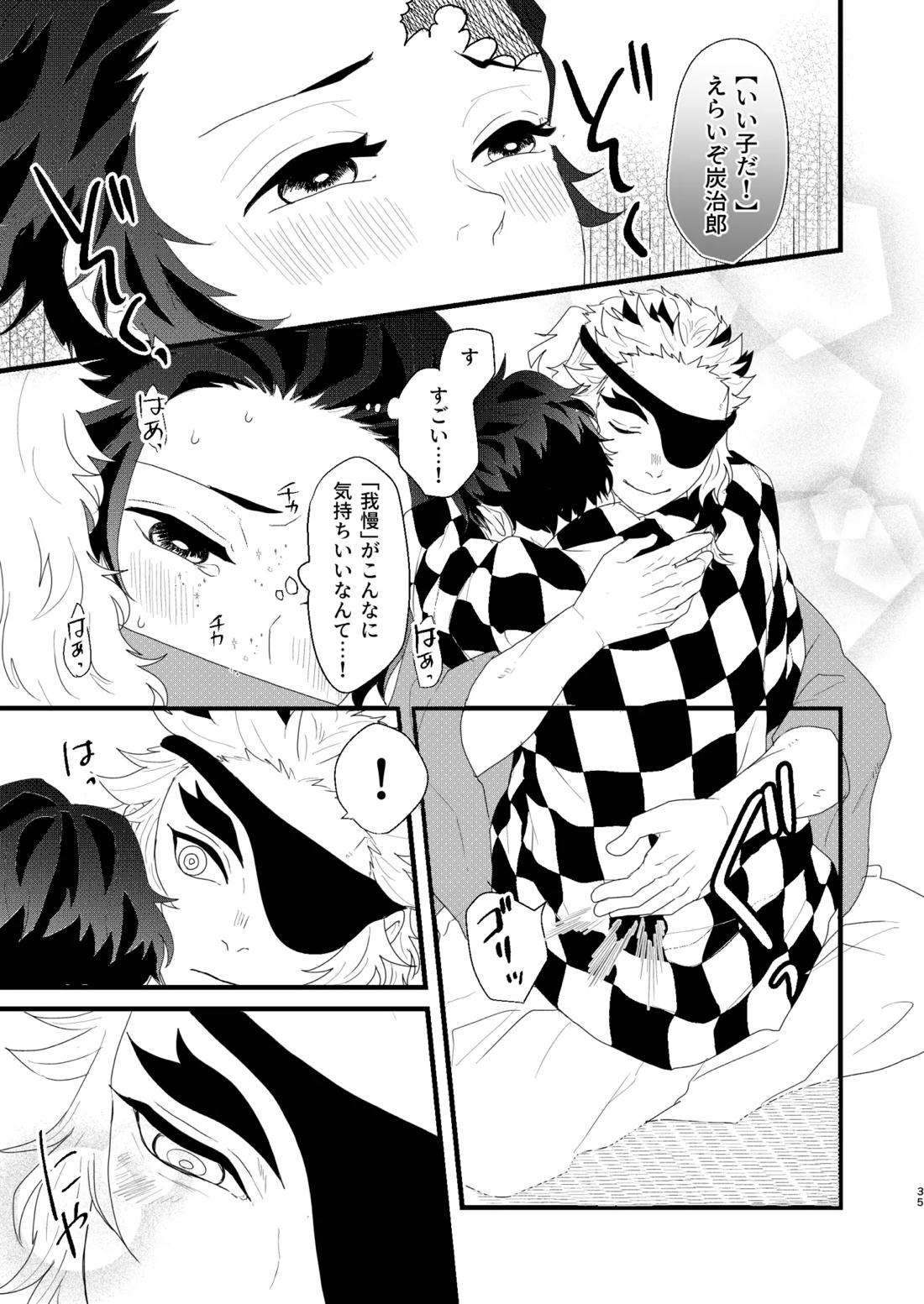 すべて委ねて 差し出して【鬼滅の刃/煉炭】 page 34