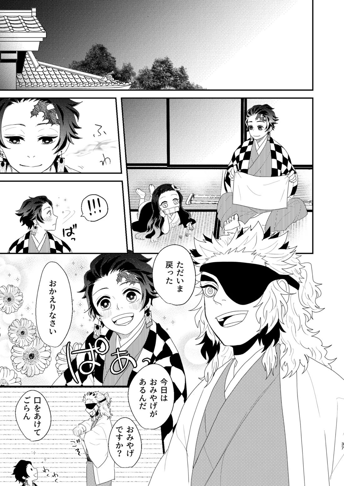 すべて委ねて 差し出して【鬼滅の刃/煉炭】 page 36