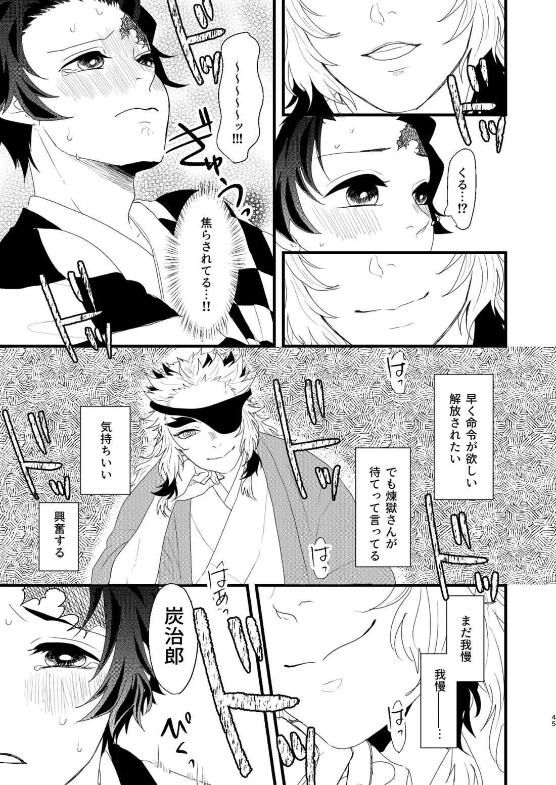 すべて委ねて 差し出して【鬼滅の刃/煉炭】 page 44