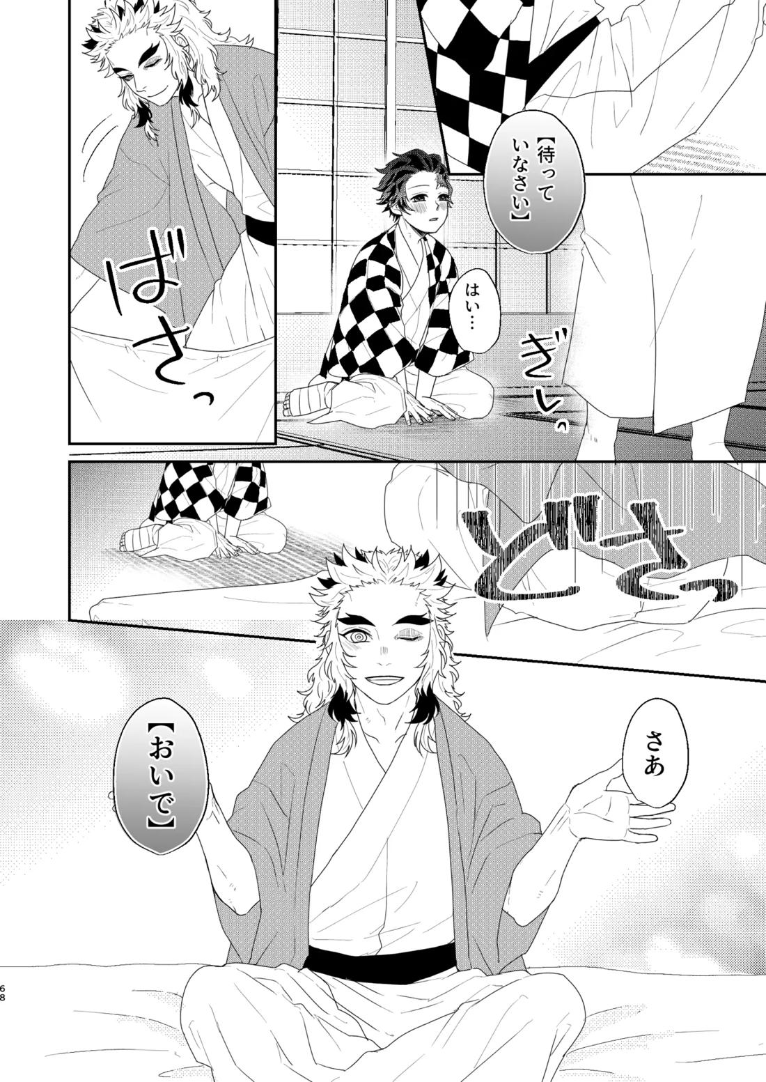 すべて委ねて 差し出して【鬼滅の刃/煉炭】 page 67